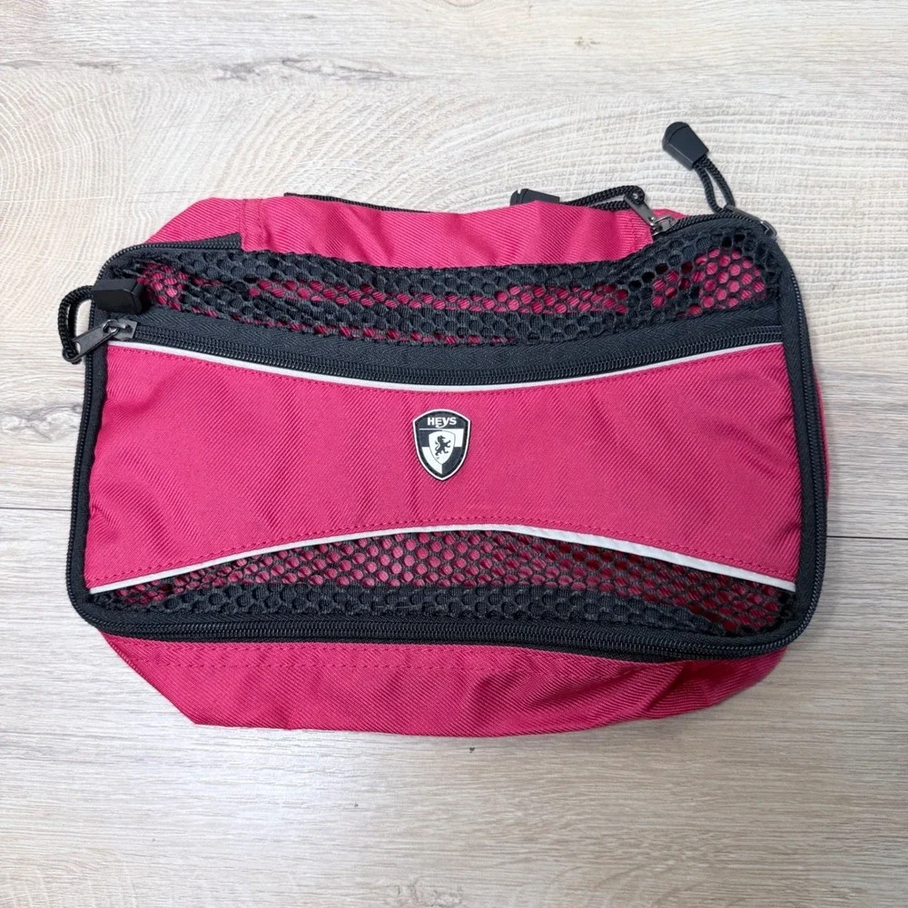 Heys Packing Cubes Set 2pc Unisex OS Red Eco-Friendly Recycled Mesh Travel Bags